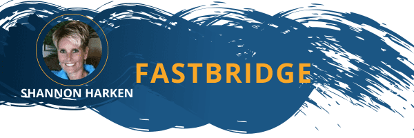 fastbridge with headshot of shannon harken