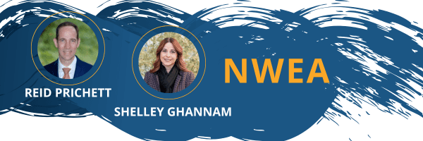 NWEA Shelley Ghannam and Reid Prichett headshots