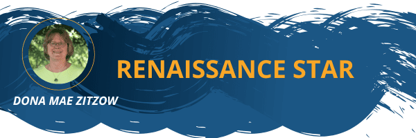 Renaissance Star Dona Mae Zitzow headshot
